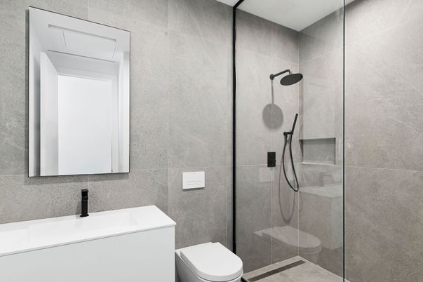 Bathroom, Glass Shower, Interior