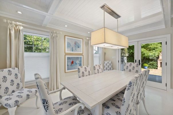 Dining room, Interior, Recessed Lighting