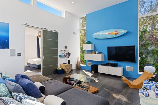 Interior, Living room, Recessed Lighting