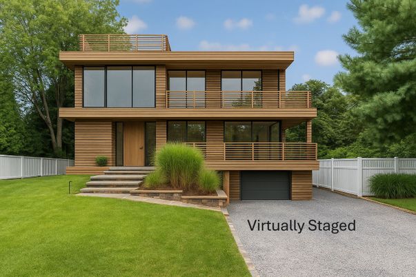 Backyard, Exterior, Facade, Modern