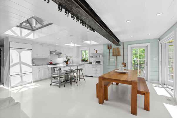 Interior, Kitchen, Recessed Lighting, Stainless Steel Appliances