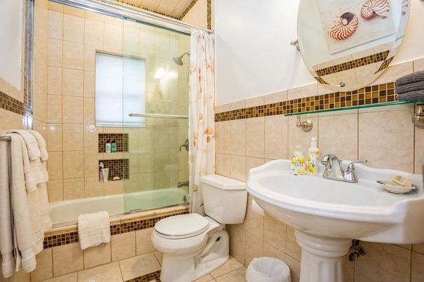 Bathroom, Glass Shower, Interior