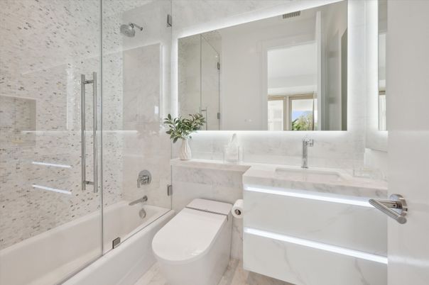 Bathroom, Glass Shower, Interior