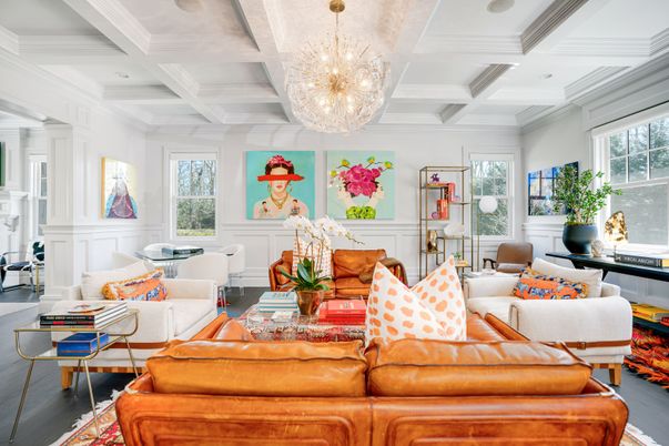 Chandelier, Interior, Living room, Recessed Lighting