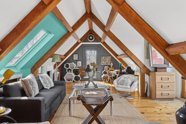 Interior, Living room, Wooden Beams, Wood Texture Flooring