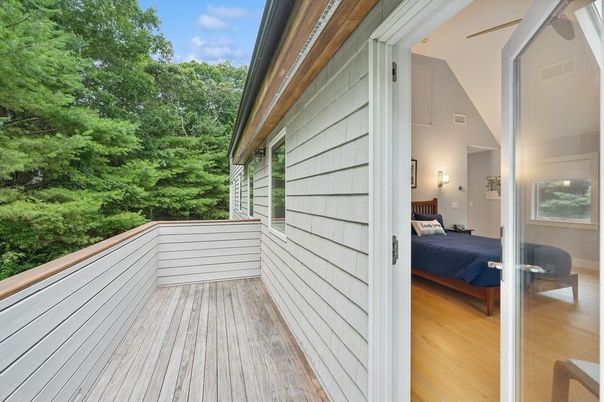 Bedroom, Exterior, Wood Texture Flooring