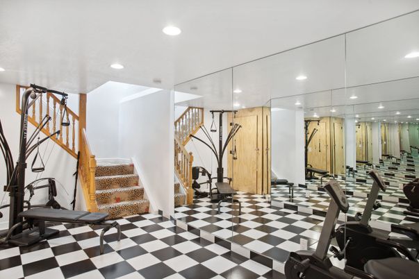 Fitness Equipment, Interior, Recessed Lighting