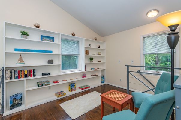 Home Office, Interior, Wood Texture Flooring