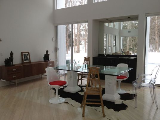 Dining room, Interior, Wood Texture Flooring