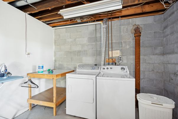 Interior, Stone Walls, Washer