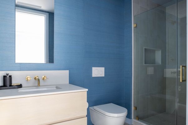Bathroom, Glass Shower, Interior