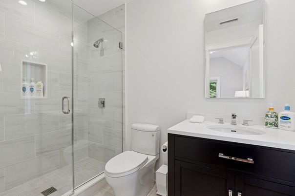 Bathroom, Glass Shower, Interior