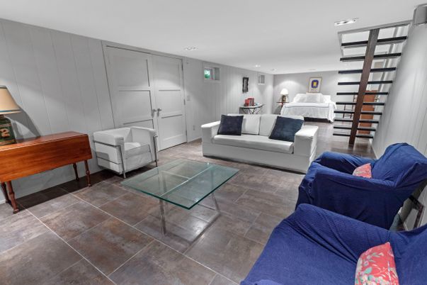 Interior, Living room, Recessed Lighting