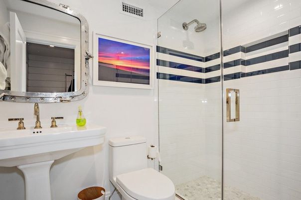 Bathroom, Glass Shower, Interior