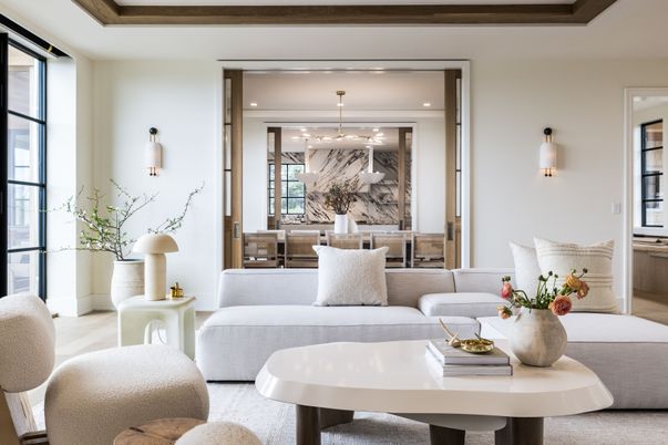 Interior, Living room, Recessed Lighting