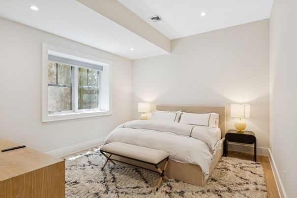 Bedroom, Interior, Recessed Lighting