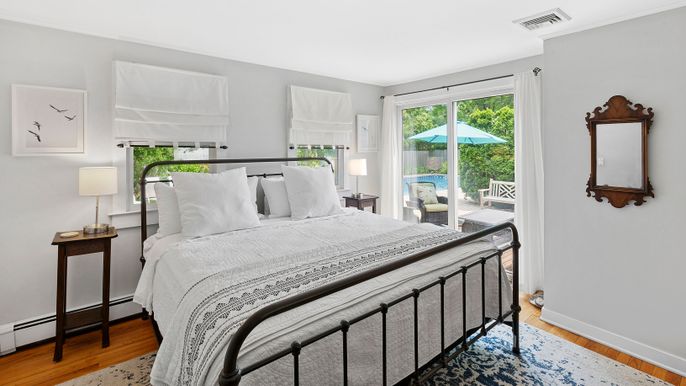 Bedroom, Interior, Wood Texture Flooring