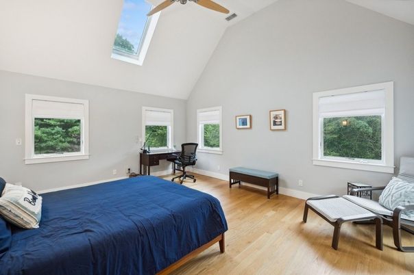 Bedroom, Home Office, Interior, Wood Texture Flooring
