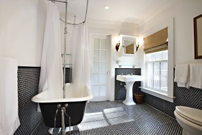 Bathroom, Free Standing Baths, Interior, Recessed Lighting