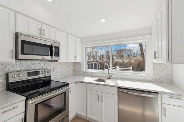Interior, Kitchen, Recessed Lighting, Stainless Steel Appliances