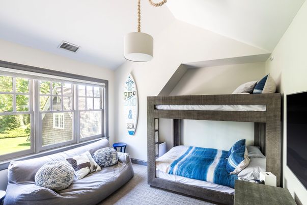 Bedroom, Interior, Pendant Lights