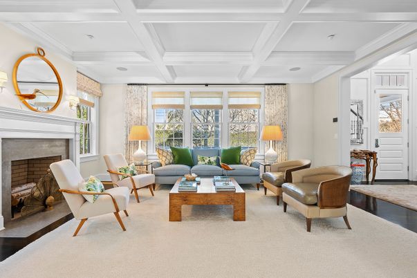 Fireplace, Interior, Living room, Recessed Lighting
