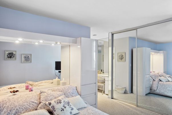 Bedroom, Interior, Recessed Lighting