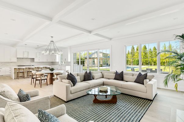 Dining room, Interior, Kitchen, Living room, Pendant Lights, Recessed Lighting, Wood Texture Flooring