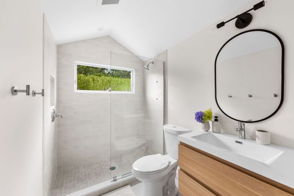 Bathroom, Glass Shower, Interior
