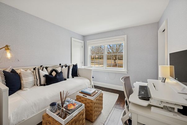 Home Office, Interior, Wood Texture Flooring