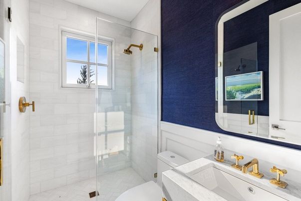 Bathroom, Glass Shower, Interior