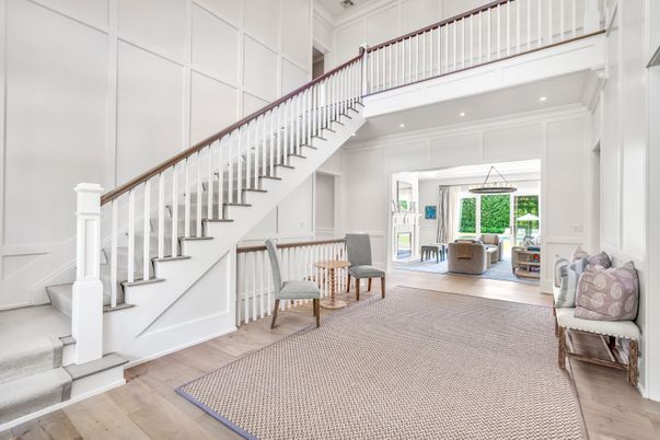 Interior, Pendant Lights, Recessed Lighting, Wood Texture Flooring