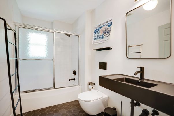 Bathroom, Glass Shower, Interior