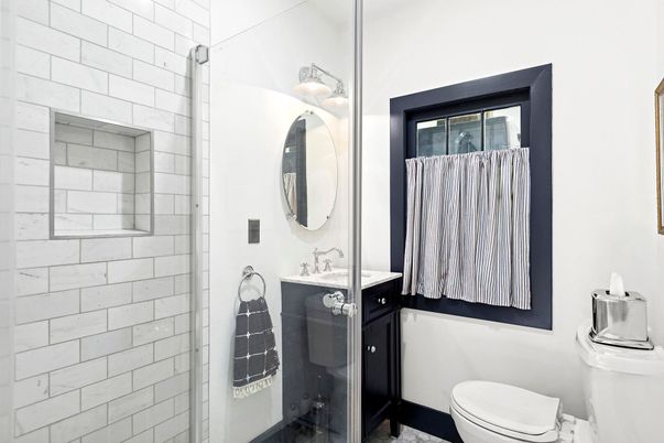 Bathroom, Glass Shower, Interior