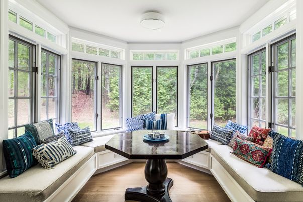 Interior, Sun Room, Wood Texture Flooring