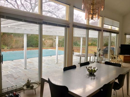 Chandelier, Dining room, Interior, Sun Room