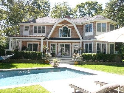 Exterior, Facade, Pool, Tudor Revival