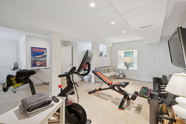 Fitness Equipment, Interior, Recessed Lighting