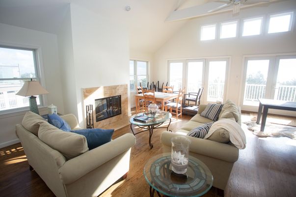 Dining room, Fireplace, Interior, Living room, Wood Texture Flooring