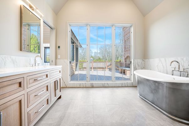 Bathroom, Dual Sink Vanities, Free Standing Baths, Interior