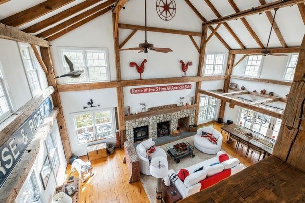 Fireplace, Interior, Living room, Wooden Beams, Wood Texture Flooring