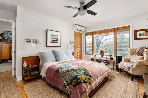 Bedroom, Interior, Wood Texture Flooring