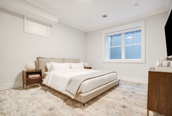 Bedroom, Interior, Recessed Lighting