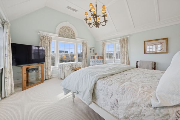 Bedroom, Chandelier, Interior