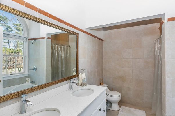 Bathroom, Dual Sink Vanities, Glass Shower, Interior