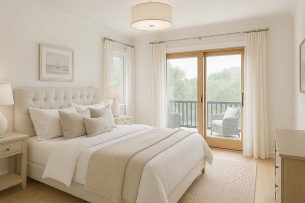 Bedroom, Interior, Wood Texture Flooring