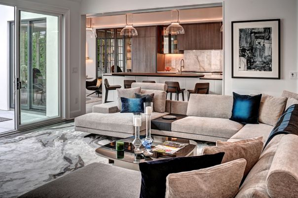Interior, Kitchen, Living room, Pendant Lights
