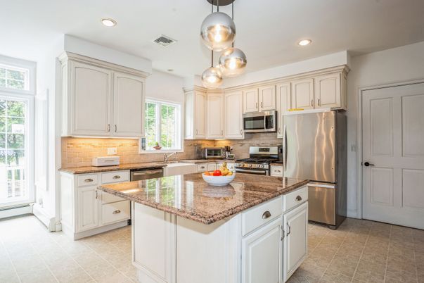 Interior, Kitchen, Recessed Lighting, Stainless Steel Appliances