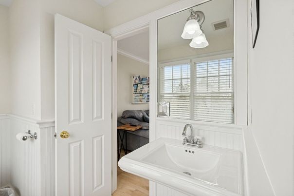 Bathroom, Interior, Wood Texture Flooring