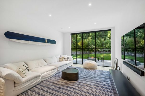 Interior, Living room, Recessed Lighting
